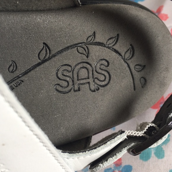 SAS Nudu white slingback sandals NIB - Picture 5 of 8